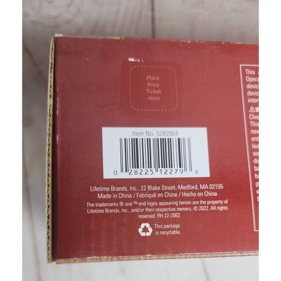 Festive Fitz and Floyd LED Candle Set - Real Wax Remote Control Flickering Light - Picture 4 of 8